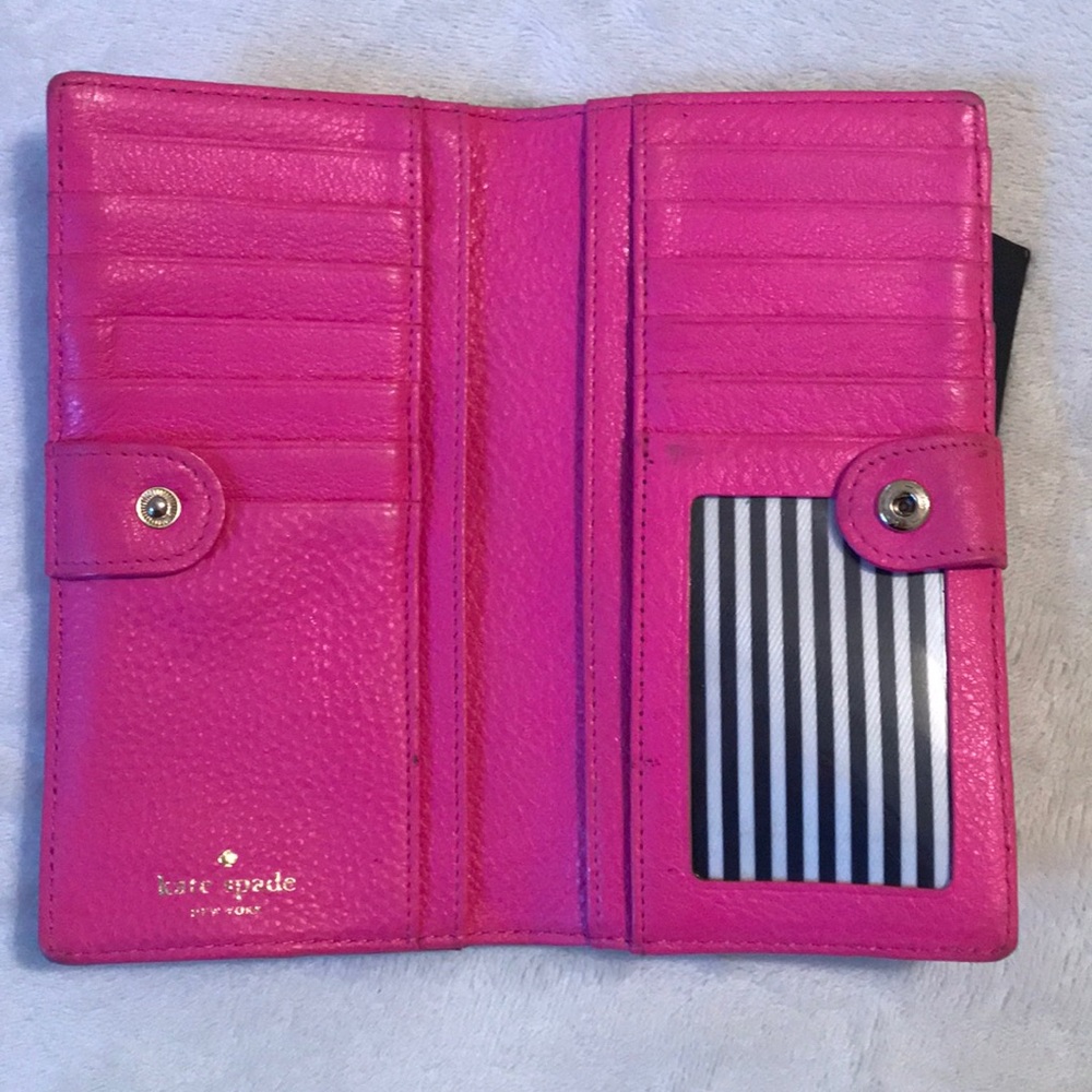 Kate Spade Wallet- Hot Pink